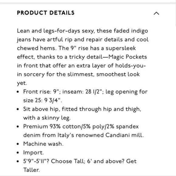 Madewell 9" High-rise Skinny Jeans In Allegra Wash: Rip And Repair, Sz 24 - Picture 16 of 16